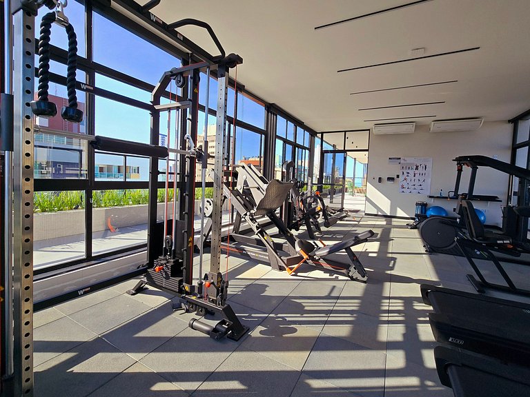 Rooftop com piscina | Academia | Perto do Mar