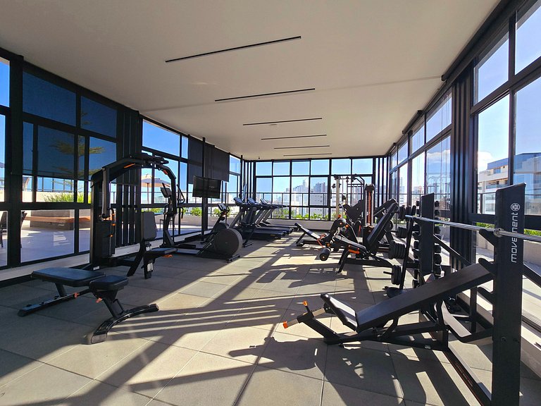 Rooftop com piscina | Academia | Perto do Mar