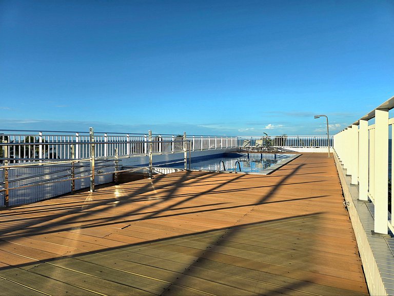 Beira-mar, renovado | Piscina e Academia