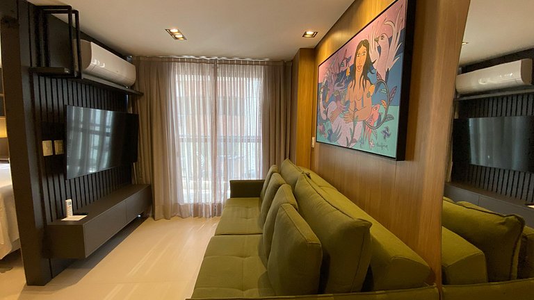 Luxo, Estilo, Arte e Conforto Perto do Mar