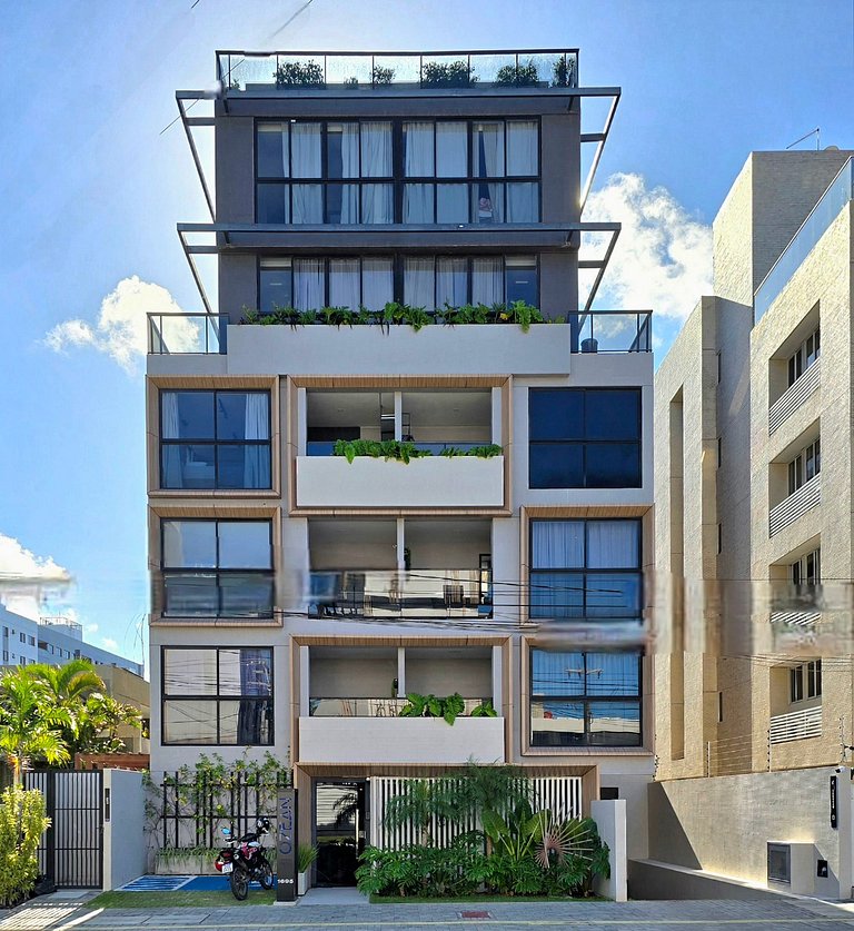 Flat novo no Caribessa, Piscina Rooftop e Mar