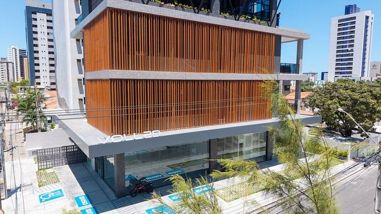 Studio moderno com conforto para até 4 pessoas