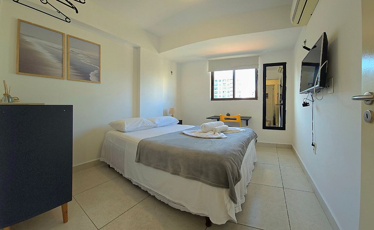 2 quartos, perto do mar e conveniências