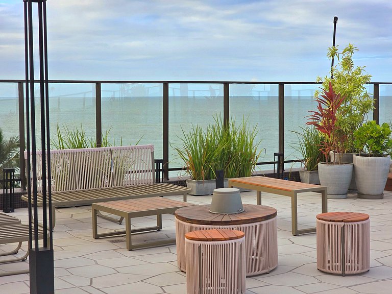 Jacuzzi Privativa à Beira-Mar p/ 4 pessoas