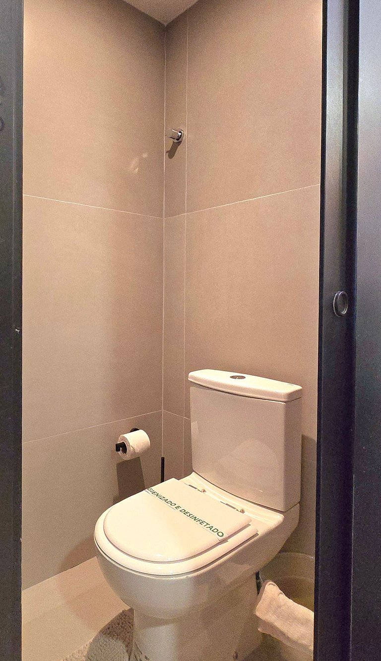 Jacuzzi privativa, design beira- mar do Bessa