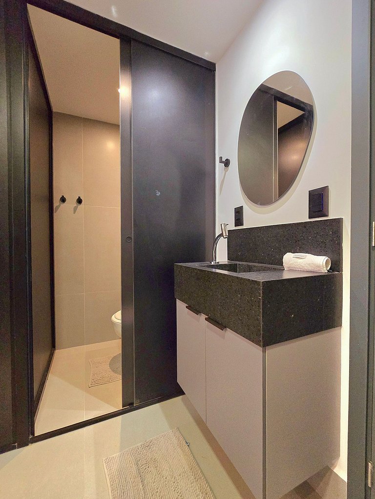 Jacuzzi privativa, design beira- mar do Bessa