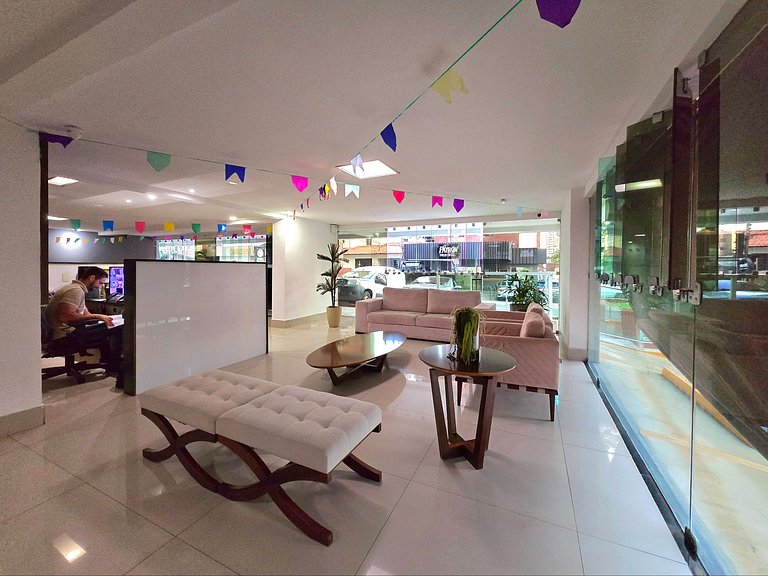 1 Quarto c/ Piscina, Perto do Mar e Shopping