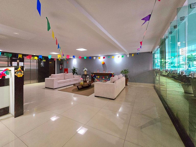 1 Quarto c/ Piscina, Perto do Mar e Shopping