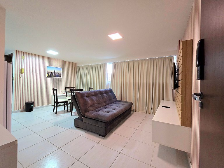 1 Quarto c/ Piscina, Perto do Mar e Shopping