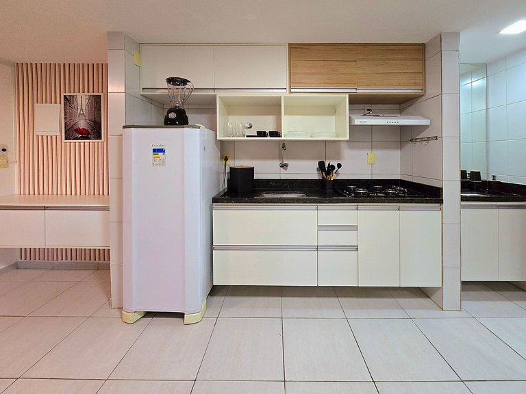 1 Quarto c/ Piscina, Perto do Mar e Shopping