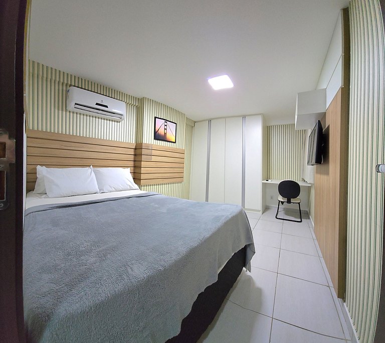 1 Quarto c/ Piscina, Perto do Mar e Shopping