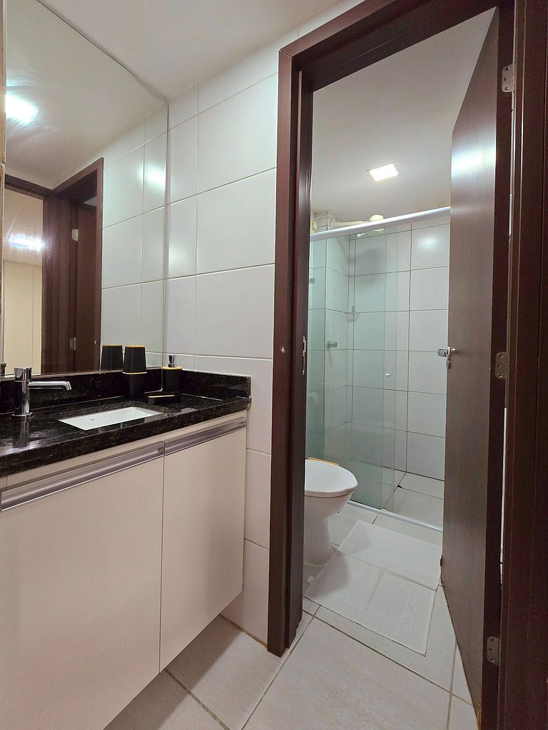 1 Quarto c/ Piscina, Perto do Mar e Shopping