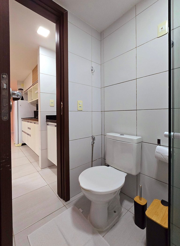 1 Quarto c/ Piscina, Perto do Mar e Shopping