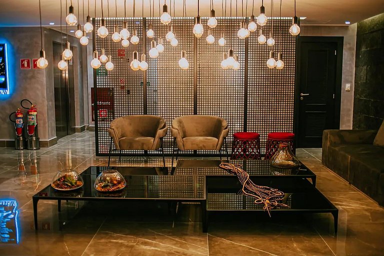 Studio com Piscina e Vista Incrível em Tambaú