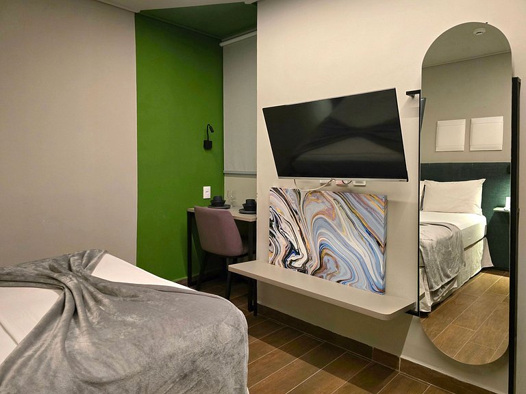 Studio com Piscina e Academia em Tambaú
