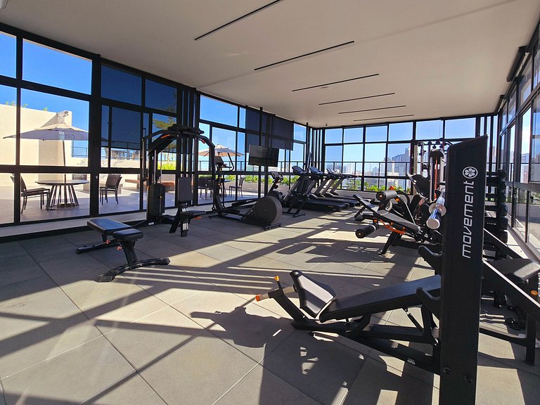 Studio com Piscina e Academia em Tambaú