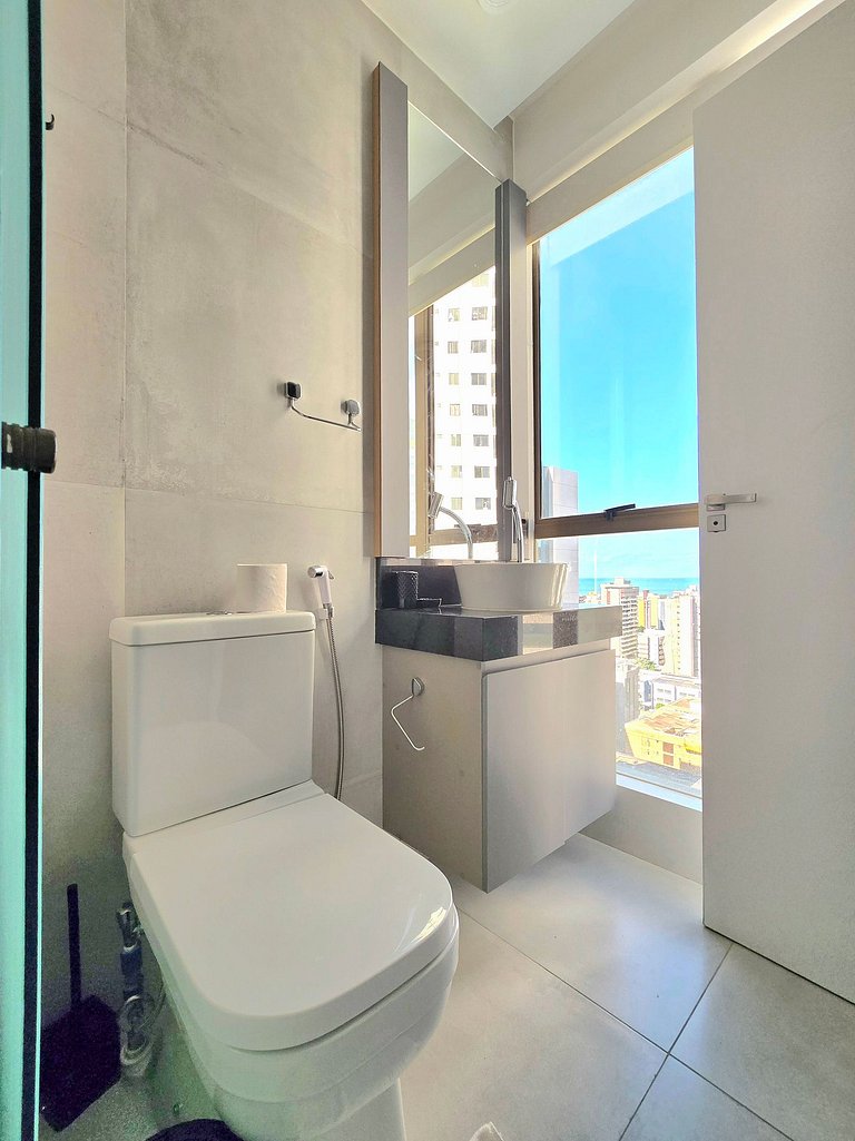 Studio Completo com Piscina em Tambaú