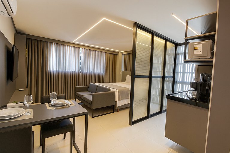 Studio amplo próximo ao Manaíra Shopping