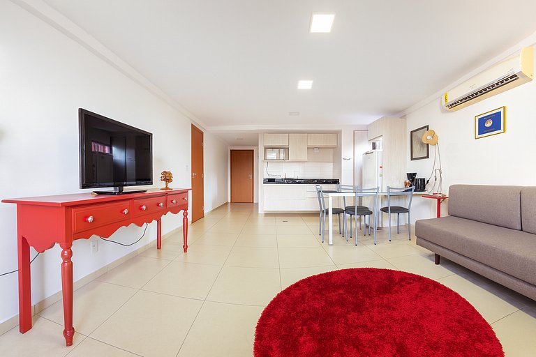 Apartamento perto do mar c/ piscina