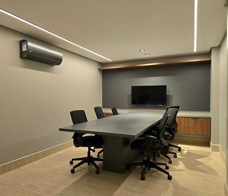 Studio perto do mar com rooftop incrível