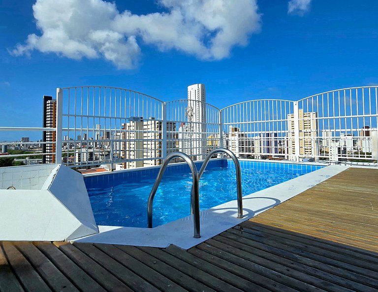 Studio moderno em frente ao Manaíra Shopping