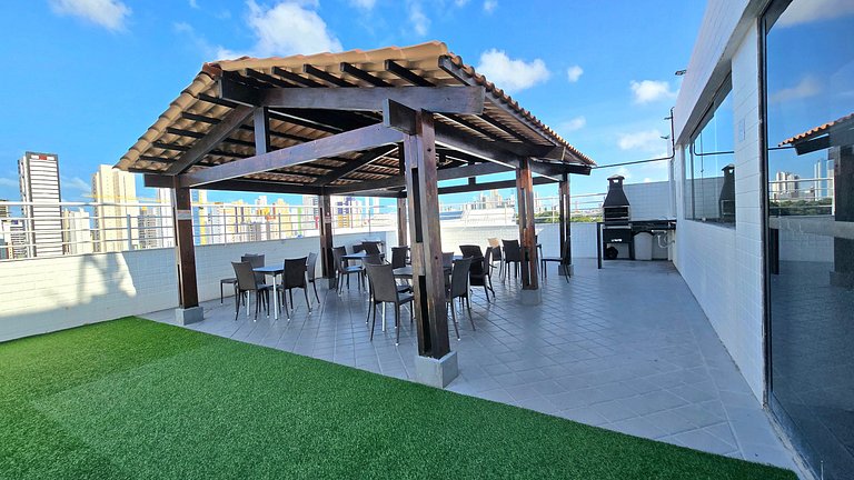 Studio moderno em frente ao Manaíra Shopping