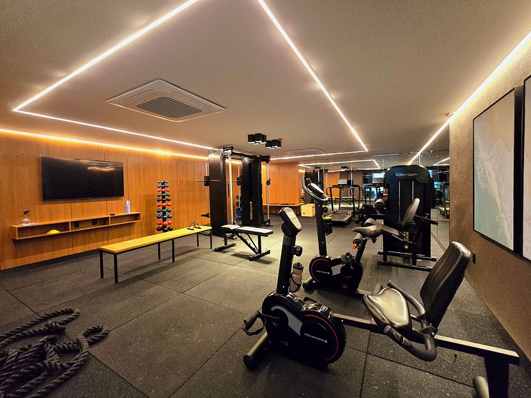 Studio moderno beira-mar em Jardim Oceania