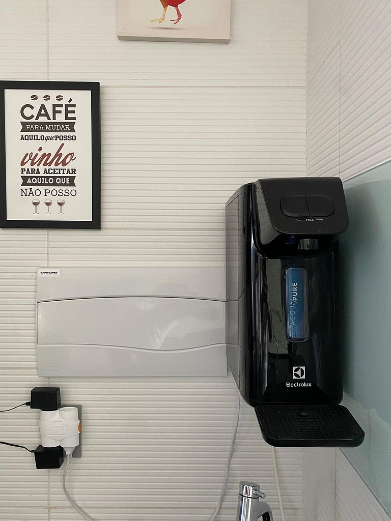 Apartamento frente mar com duas suítes