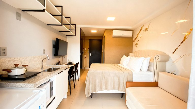 Beira-mar | Piscina | Academia | Varanda