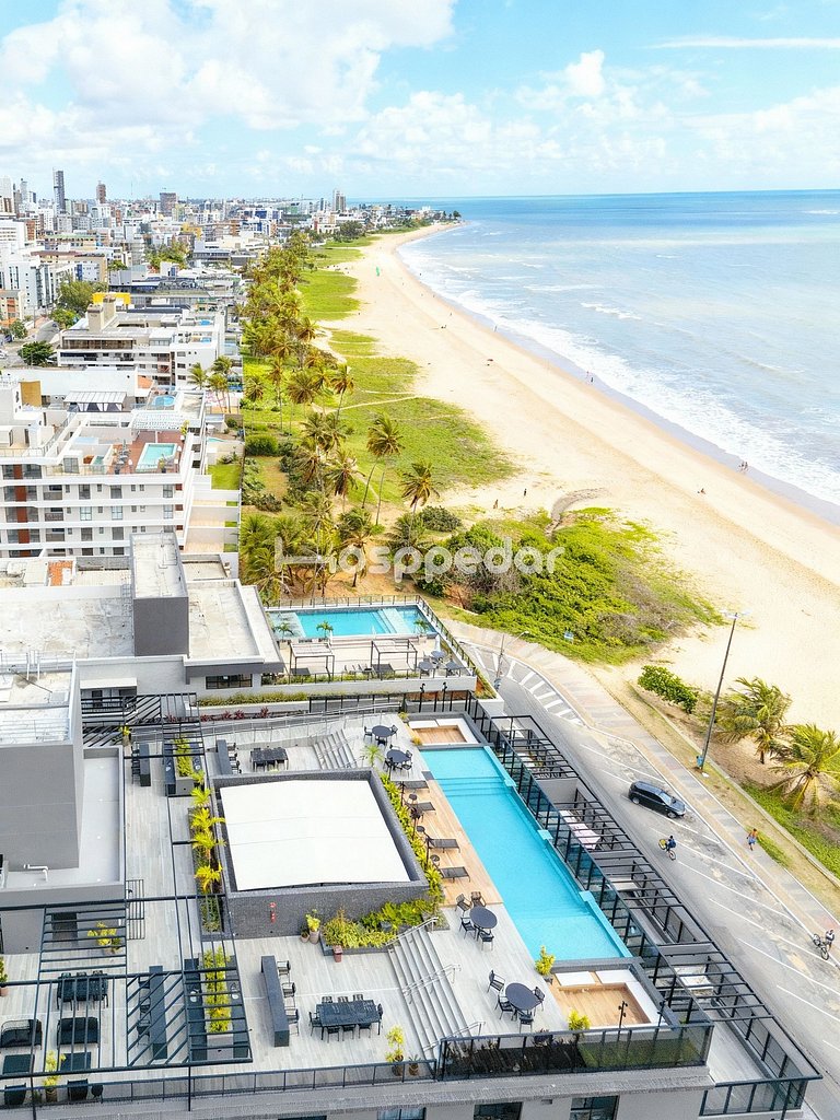 Beira-mar, piscina, academia, jardim oceania