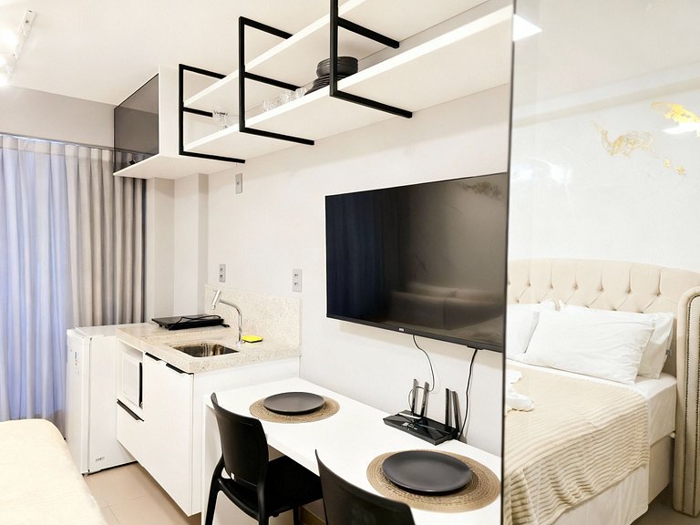 Beira-mar | Piscina | Academia | Varanda