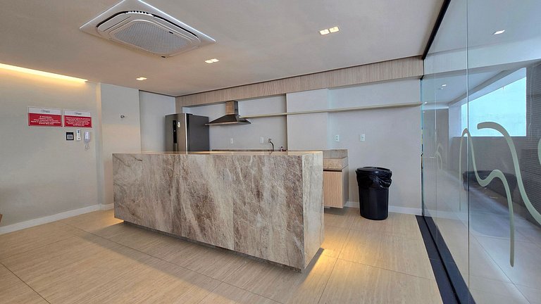 Beira-mar com conforto e charme no Jardim Oceania