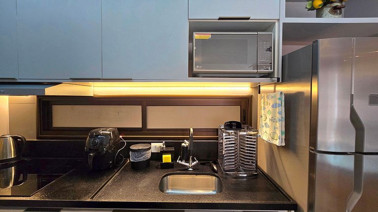 Beira-mar com conforto e charme no Jardim Oceania