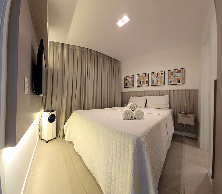 Beira-mar com conforto e charme no Jardim Oceania