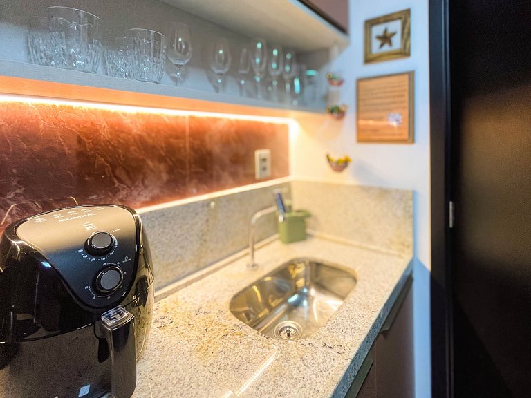 Beira-mar com boas energias | Piscina | Academia