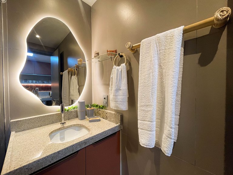 Beira-mar com boas energias | Piscina | Academia