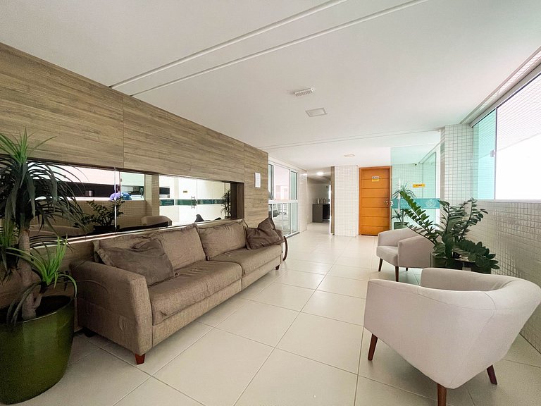 2 quartos com piscina no rooftop