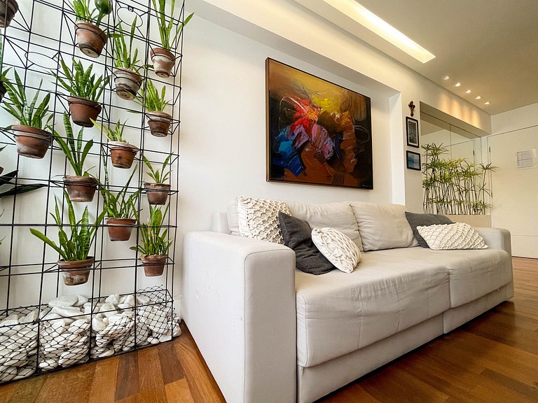 Design e conforto a 5 minutos do mar