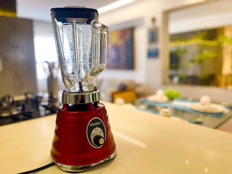 Design e conforto a 5 minutos do mar