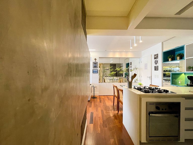 Design e conforto a 5 minutos do mar