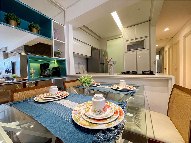 Design e conforto a 5 minutos do mar