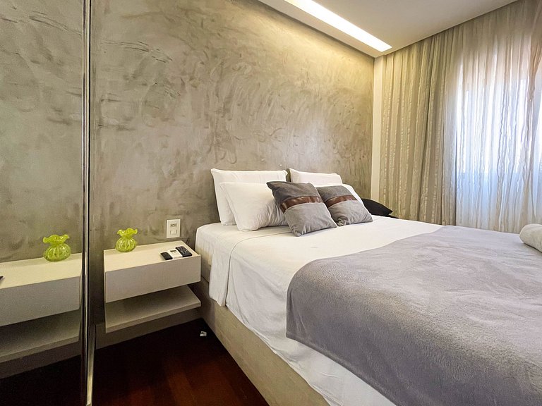 Design e conforto a 5 minutos do mar