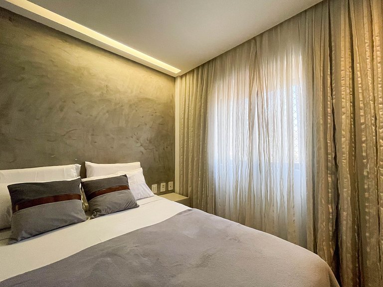 Design e conforto a 5 minutos do mar