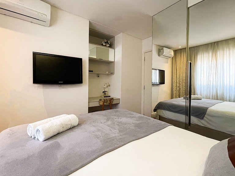 Design e conforto a 5 minutos do mar