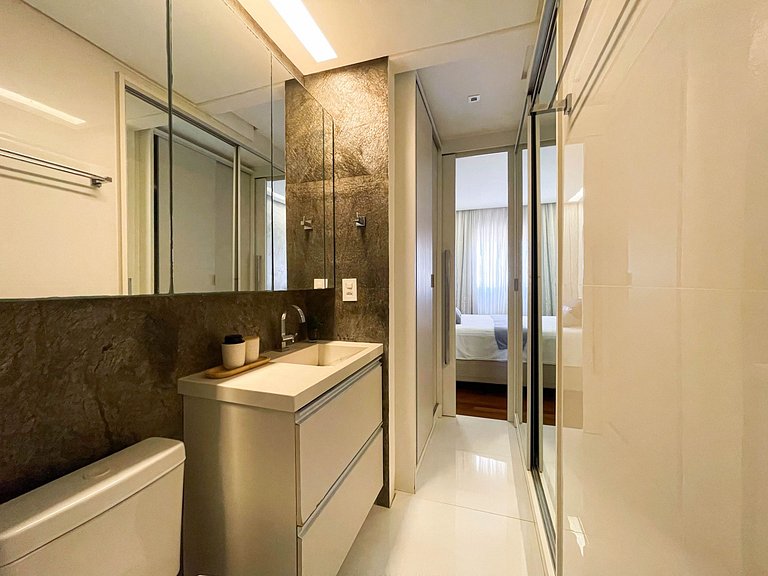 Design e conforto a 5 minutos do mar