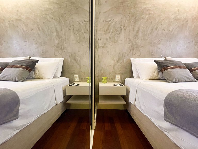 Design e conforto a 5 minutos do mar