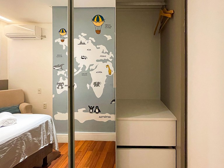 Design e conforto a 5 minutos do mar