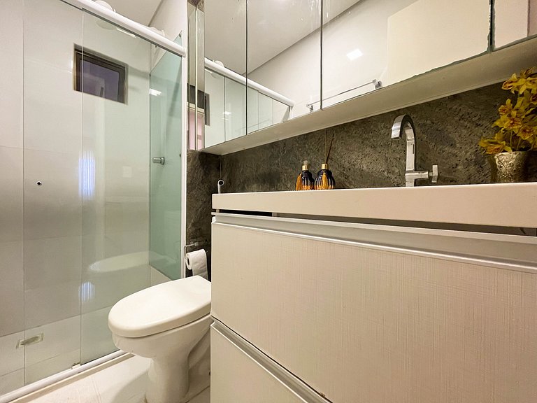 Design e conforto a 5 minutos do mar