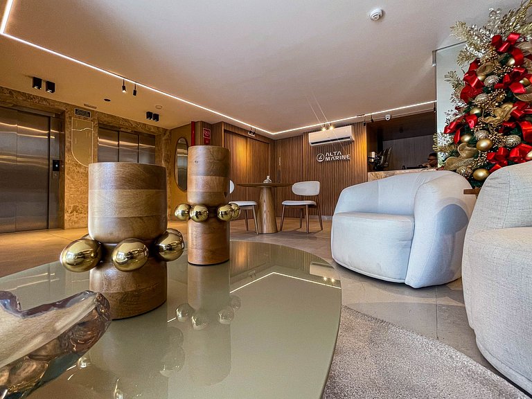 Pé na areia com design e conforto