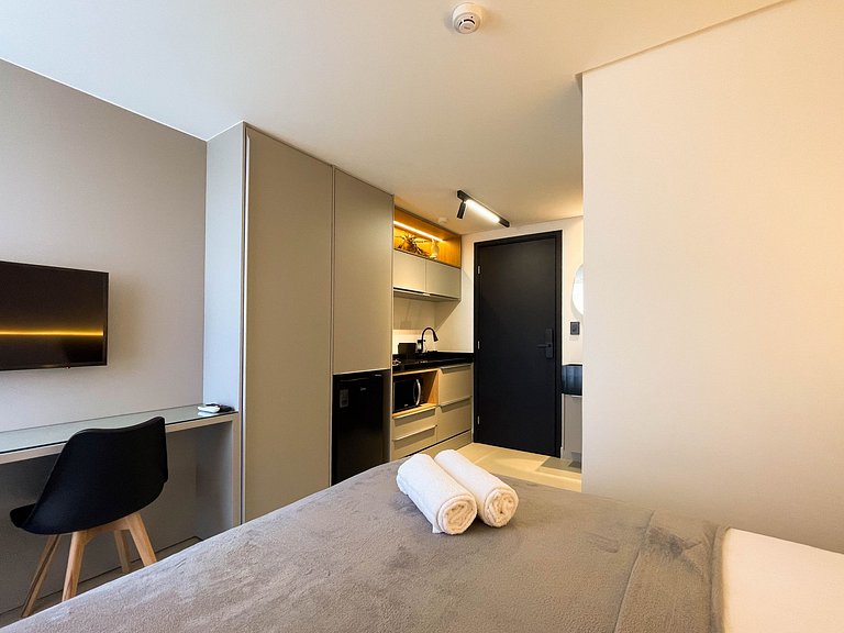 Pé na areia com design e conforto